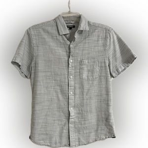 Men’s Blue Express Short-sleeve Button Down Shirt
